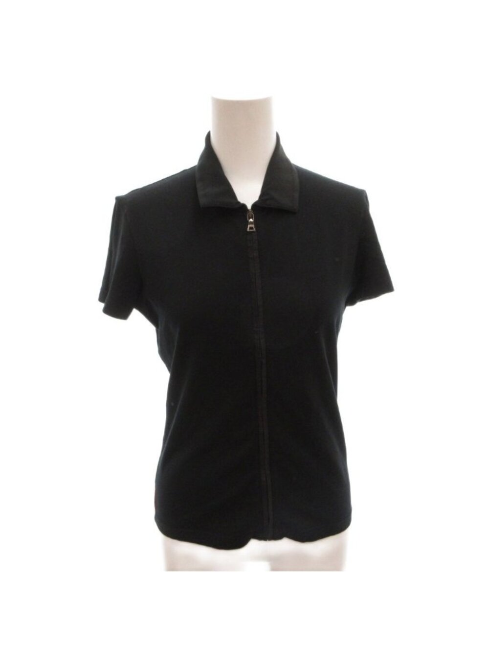 Prada Sport Polo Shirt Logo Stretch Cotton Black S